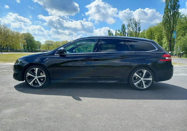 Peugeot 308 cena 58900 przebieg: 144000, rok produkcji 2016 z Warszawa małe 92